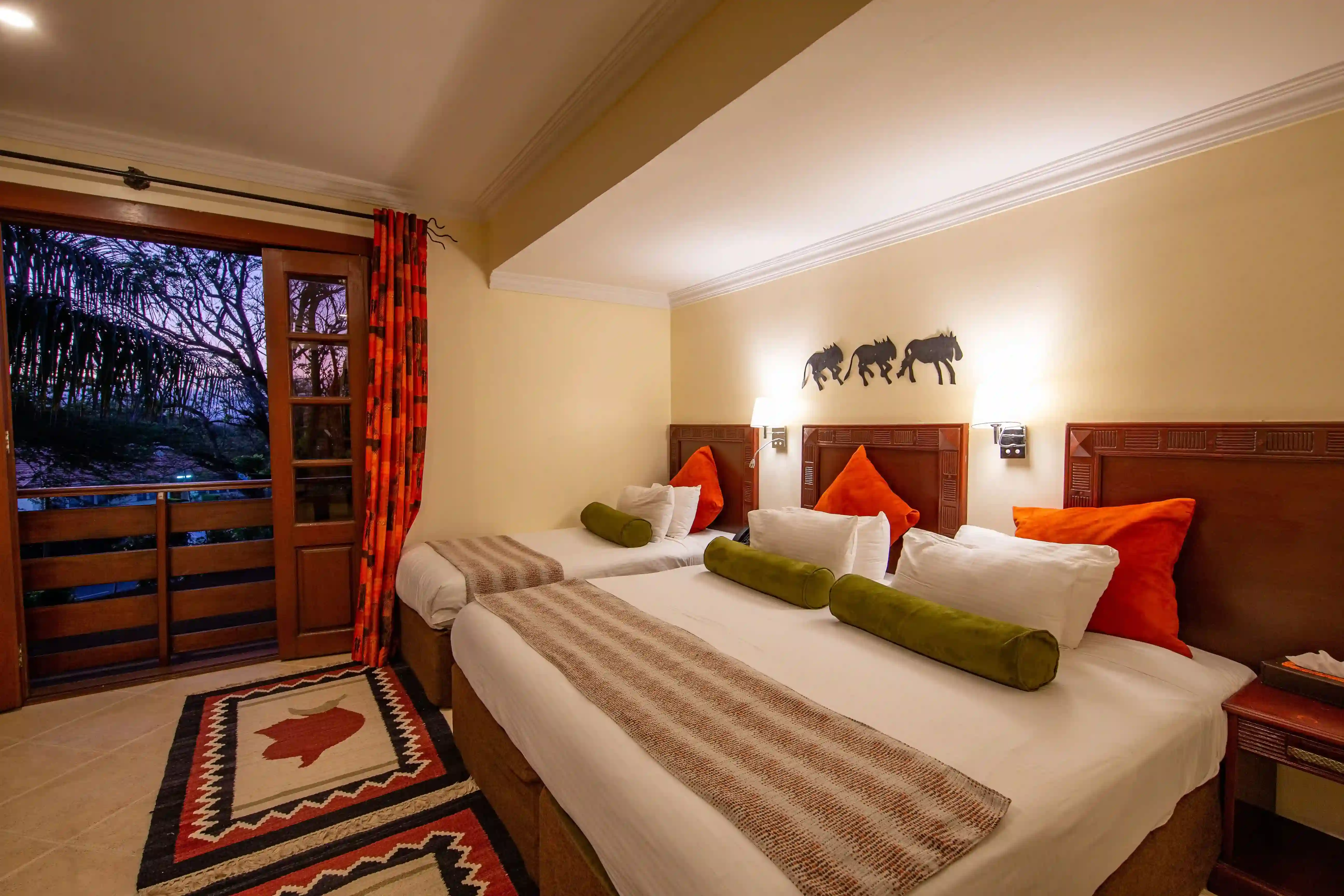 The African tulip double room