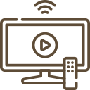 <b>Flat-screen Smart TVs</b>  for entertainment and news updates 