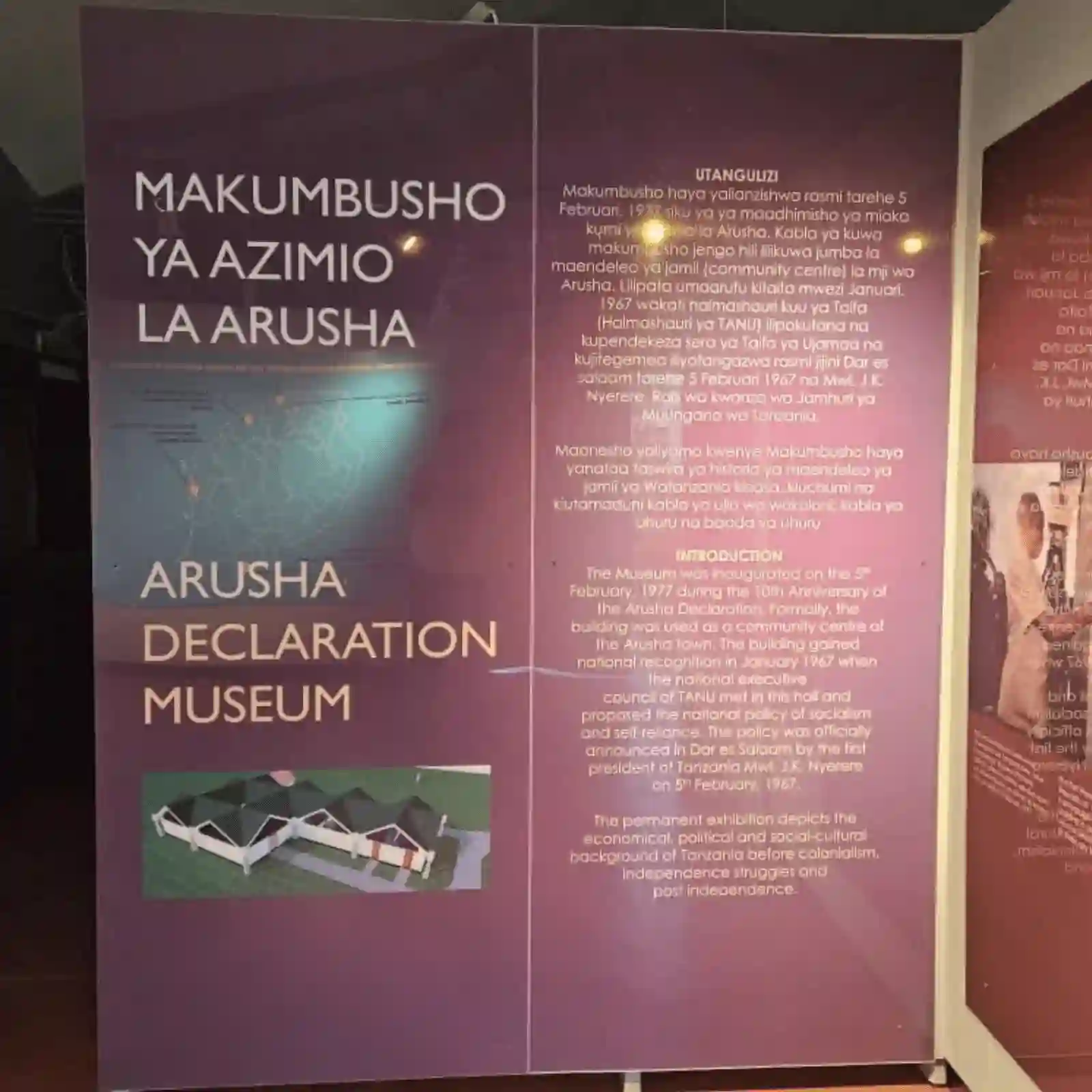 Arusha Declaration Museum Tour